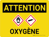 Attention: L'Oxygène (Oxygen) French Landscape - Wall Sign