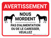 Avertissement: Propriété Privée de l'Élevage - Ne Pas les animaleries ou animale (Warning: Privately Owned Livestock - Do Not Pet or Feed) French Landscape - Wall Sign Avertissement: Propriété Privée de l'Élevage - Ne Pas les animaleries ou animale (Warning: Privately Owned Livestock - Do Not Pet or Feed) French Landscape - Wall Sign