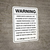 Warning: South Carolina Equine SC - Wall Sign Warning: South Carolina Equine SC - Wall Sign
