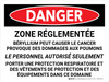 Danger: Le Béryllium Cancer De La Zone Réglementée (Danger: Beryllium Cancer Regulated Area) Landscape French - Wall Sign Danger: Le Béryllium Cancer De La Zone Réglementée (Danger: Beryllium Cancer Regulated Area) Landscape French - Wall Sign