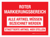 Roter Markierungsbereich (Red Tag Area) German - Wall Sign Roter Markierungsbereich (Red Tag Area) German - Wall Sign