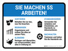 Sie machen 5S Arbeiten (You Make 5S Work) German - Wall Sign Sie machen 5S Arbeiten (You Make 5S Work) German - Wall Sign