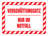 Verschüttungsatz (Spill Kit Response) German - Wall Sign Verschüttungsatz (Spill Kit Response) German - Wall Sign