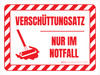 Verschüttungsatz (Spill Kit Response) with Icon German - Wall Sign