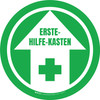 Erste-Hilfe-Kasten (First Aid Kit) Circular German - Floor Sign Erste-Hilfe-Kasten (First Aid Kit) Circular German - Floor Sign