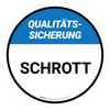 Qualitätssicherung - Schrott (Quality Assurance - Scrap) Circular German - Floor Sign