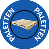 Paletten (Pallets) Circular German - Floor Sign