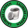 Saubere Lappen (Clean Rags) Circular German - Floor Sign