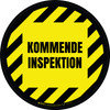 Kommende Inspektion (Incoming Inspection) Circular German - Floor Sign Kommende Inspektion (Incoming Inspection) Circular German - Floor Sign