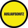 Auslaufschutzset (Spill Containment Kit) Circular German - Floor Sign Auslaufschutzset (Spill Containment Kit) Circular German - Floor Sign