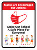 Make Our School A Safe Place Portrait - Wall Sign