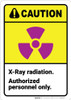 Caution: X Ray Radiation ANSI - Wall Sign Caution: X Ray Radiation ANSI - Wall Sign