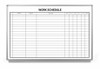 Work Schedule Dry Erase Board Work Schedule Dry Erase Board