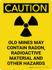 Caution: Old Mine Hazards Portrait - Wall Sign Caution: Old Mine Hazards Portrait - Wall Sign