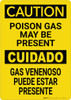 Caution: Poison Gas May be Present - Wall Sign Caution: Poison Gas May be Present - Wall Sign