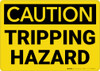 Caution: Tripping Hazard - Wall Sign
