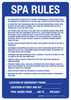 Minnesota Spa Rules Portrait - Wall Sign