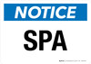Notice: Spa Landscape - Wall Sign Notice: Spa Landscape - Wall Sign