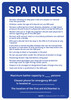 Washington Spa Rules Portrait - Wall Sign