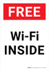 Free: Wi-Fi Inside Portrait - Wall Sign