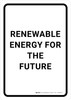 Renewable Energy for the Future Portrait - Wall Sign Renewable Energy for the Future Portrait - Wall Sign