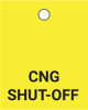 CNG Shut-Off - Valve Tag