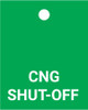 CNG Shut-Off - Valve Tag