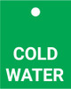 Cold Water - Valve Tag