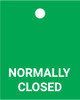 Normally Closed - Valve Tag