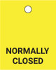 Normally Closed - Valve Tag