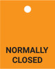 Normally Closed - Valve Tag