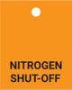 Nitrogen Shut-Off - Valve Tag