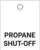 Propane Shut-Off - Valve Tag Propane Shut-Off - Valve Tag