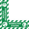 Disinfection Station - Floor Sign Corner Disinfection Station - Floor Sign Corner