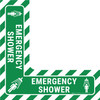 Emergency Shower - Floor Sign Corner Emergency Shower - Floor Sign Corner