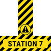Station 7 - Floor Sign T's Station 7 - Floor Sign T's