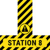 Station 8 - Floor Sign T's Station 8 - Floor Sign T's