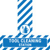 Tool Cleaning Station - Floor Sign T's Tool Cleaning Station - Floor Sign T's