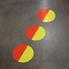 Wayfinding Floor Sign Dots - Two Color Wayfinding Floor Sign Dots - Two Color