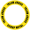 Scrap Metal - Circular Floor Sign Ring Scrap Metal - Circular Floor Sign Ring