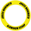 Aluminum Scrap - Circular Floor Sign Ring