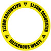 Hazardous Waste - Circular Floor Sign Ring