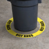 Oily Rags - Circular Floor Sign Ring Oily Rags - Circular Floor Sign Ring