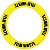 Film Waste - Circular Floor Sign Ring Film Waste - Circular Floor Sign Ring