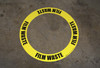 Film Waste - Circular Floor Sign Ring Film Waste - Circular Floor Sign Ring