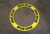 Mylar Scrap - Circular Floor Sign Ring Mylar Scrap - Circular Floor Sign Ring