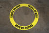 Used Oil Filters - Circular Floor Sign Ring Used Oil Filters - Circular Floor Sign Ring