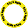 Scrap Metals - Circular Floor Sign Ring Scrap Metals - Circular Floor Sign Ring