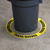 Trash/Basura - Circular Floor Sign Ring Trash/Basura - Circular Floor Sign Ring