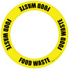 Food Waste - Circular Floor Sign Ring Food Waste - Circular Floor Sign Ring